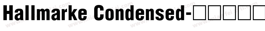 Hallmarke Condensed字体转换